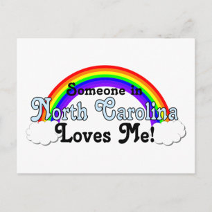 Carte Postale Quelqu'un en Caroline du Nord m'aime