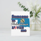 Carte Postale Quelqu'un en Oklahoma m'aime (Debout devant)