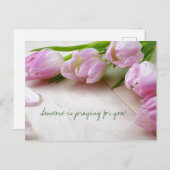 Carte Postale Quelqu'un prie pour toi (Devant / Derrière)