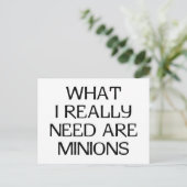 Carte Postale Quels Minions (Debout devant)