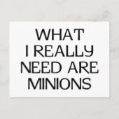 Carte Postale Quels Minions (Devant)