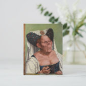 Carte Postale Quentin Matsys - Une Vieille Femme Grotesque (Debout devant)