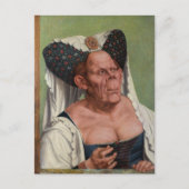 Carte Postale Quentin Matsys - Une Vieille Femme Grotesque (Devant)