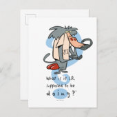 Carte Postale Qu'est-ce que la R.I. est censée faire?™ (Devant / Derrière)