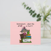 Carte Postale Qu'est-ce que l'Humour de retraite (Debout devant)