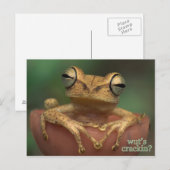 Carte Postale qu'est-ce qui craque ? (Devant / Derrière)