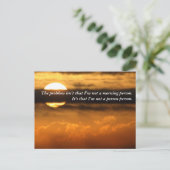 Carte Postale Qu'est-ce qui est bon de vous voir ce matin ? (Debout devant)