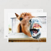 Carte Postale Qu'est-ce qui est si drôle ? (Devant / Derrière)