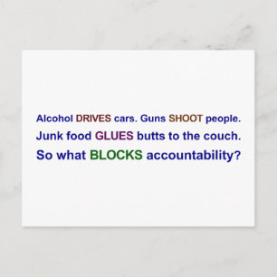 Carte Postale Qu'est-il advenu de la responsabilité personnelle