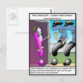 Carte Postale Question Police Drôle Cadeaux Tee - shirts Mugs & (Devant / Derrière)