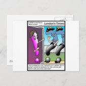 Carte Postale Question Police Drôle Cartoon Cadeaux & Tee - shir (Devant / Derrière)