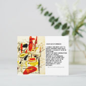 Carte Postale <<Questionnaire sur la copie>> (Debout devant)