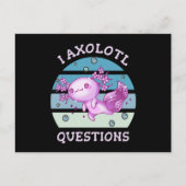 Carte Postale Questions axolotales (Devant)