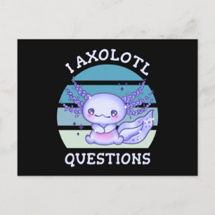 Carte Postale Questions axolotales