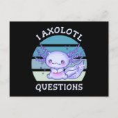 Carte Postale Questions axolotales (Devant)