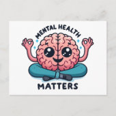Carte Postale Questions de santé mentale (Devant)