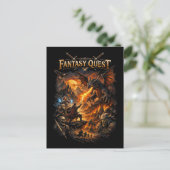 Carte Postale Quête de feu de dragon (Debout devant)