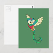 Carte Postale Quetzal coloré ! (Devant / Derrière)
