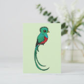 Carte Postale Quetzal resplendant Birdable (Debout devant)