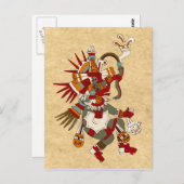 Carte Postale Quetzalcoatl (Devant / Derrière)