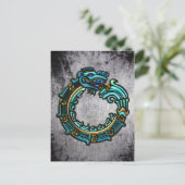 Carte Postale Quetzalcoatl turquoise (Debout devant)