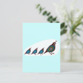 Carte Postale Queue (Debout devant)