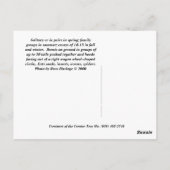 Carte Postale Queue de Bobwhite (Dos)