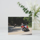 Carte Postale Queue du dragon, US129, 11 milles, 318 courbes (Debout devant)