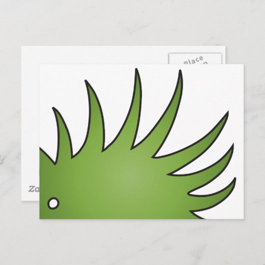 Carte postale Queues Porcupine (Devant / Derrière)