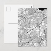 Carte Postale  Quezon City Philippines Map (Devant / Derrière)