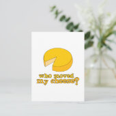 Carte Postale Qui A Déplacé Mon Fromage ? (Debout devant)