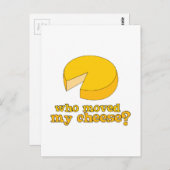 Carte Postale Qui A Déplacé Mon Fromage ? (Devant / Derrière)