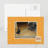 Carte Postale Qui a inventé le côté obscur ? (Devant / Derrière)