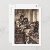 Carte Postale Qui a volé les tartes ? (Devant / Derrière)