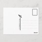 Carte Postale Qui attache qui ? (Dos)