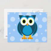 Carte Postale Qui ? Caricature de M. Owl (Devant / Derrière)