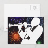 Carte Postale Qui est cet homme à la clarinette? (Devant / Derrière)