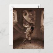 Carte Postale Qui est là ? (Devant / Derrière)