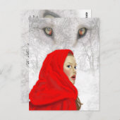 Carte Postale "Qui est là ?" (Devant / Derrière)