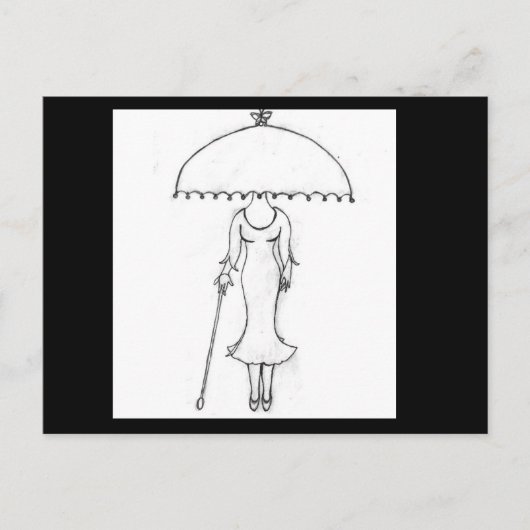 Carte Postale - Qui Portez-Vous ? Avec enveloppe (Devant)