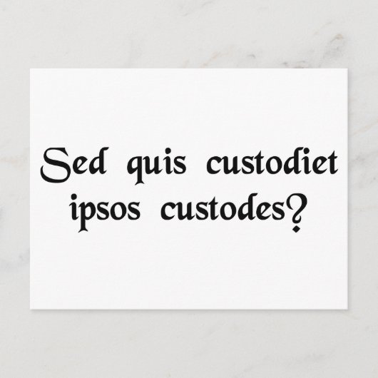 Carte Postale Qui regarde les observateurs ? (Devant)