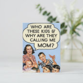 Carte Postale Qui sont ces enfants (Debout devant)