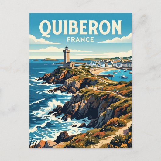 Carte Postale Quiberon France (Devant)