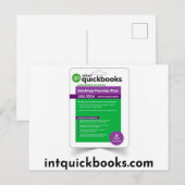 Carte Postale Quickbooks Desktop Premier 2024\intquickbooks.com (Devant / Derrière)