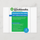 Carte Postale Quickbooks Desktop Pro 2023 - intquickbooks.com (Devant)