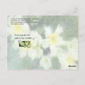 Carte Postale Quiconque invoque le nom (Dos)