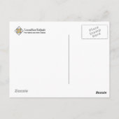 Carte postale Quilt - Étoile biseautée (rose/gris) (Dos)