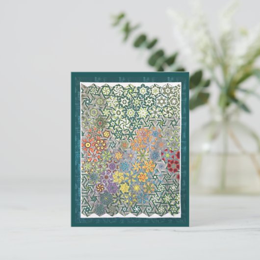 Carte postale Quilt Spring Meadow (Debout devant)