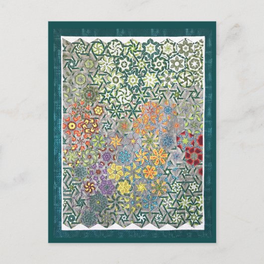 Carte postale Quilt Spring Meadow (Devant)