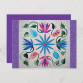 Carte Postale Quilt Whimsy (Devant / Derrière)